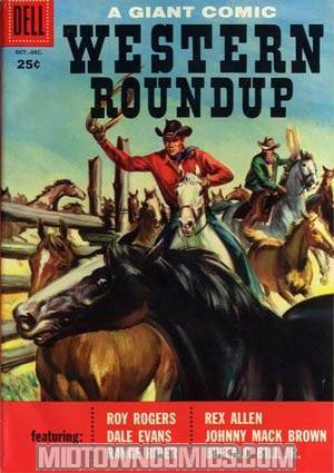 Dell Giant Comics Western Roundup #20