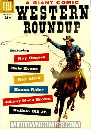 Dell Giant Comics Western Roundup #21