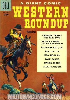 Dell Giant Comics Western Roundup #23