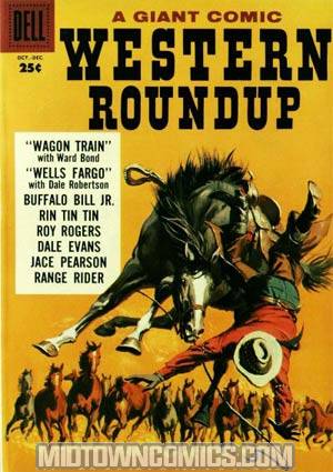 Dell Giant Comics Western Roundup #24