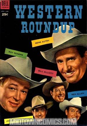 Dell Giant Comics Western Roundup #6