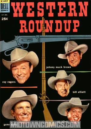 Dell Giant Comics Western Roundup #8