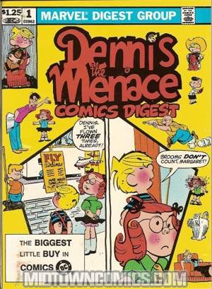 Dennis The Menace Comics Digest #1 Marvel Logo