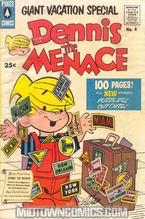 Dennis The Menace Giants #4 (Giant Vacation Special)