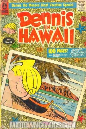 Dennis The Menace Giants In Hawaii #6 (Summer 1960 - 3nd Printing)