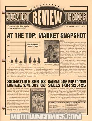 Overstreets Comic Price Review #3