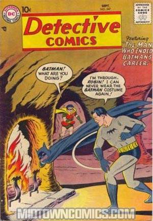 Detective Comics #247 Recommended Back Issues