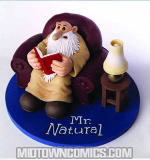 R Crumbs Mr Natural Mini-Statue By Bowen