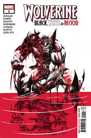 Wolverine Black White & Blood #1 Cover A Regular Adam Kubert Cover RECOMMENDED_FOR_YOU