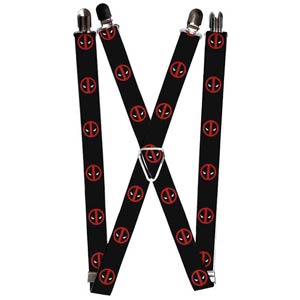 Deadpool One Size Adjustable Suspenders BEST_SELLERS