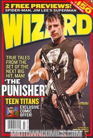 Wizard Comics Magazine #149 Punisher Photo Cvr
