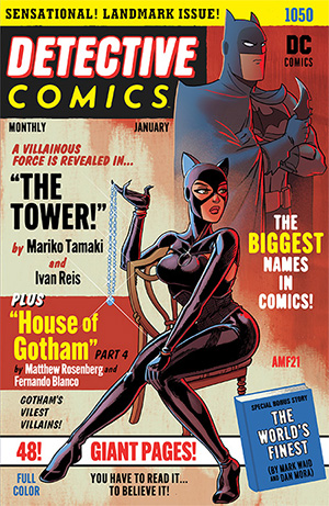 Detective Comics Vol 2 #1050  Midtown Exclusive Tony Fleecs Variant Cover Featured Midtown Comics Signed / Exclusives