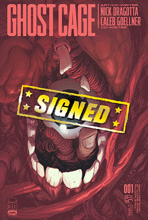Ghost Cage #1  Midtown Exclusive Nick Dragotta Exclusive Variant Cover Signed By Nick Dragotta