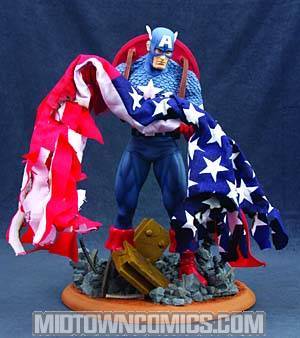 Marvel Milestones Captain America Statue