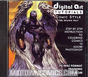 Brian Haberlins Digital Art Tutorials Series 1 Comic Coloring The Spawn Way CD-ROM