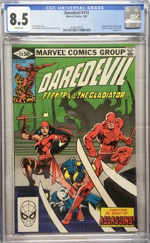 Daredevil #174 Cover B CGC 8.5