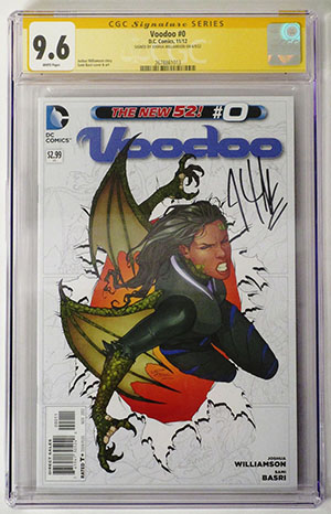 Voodoo Vol 2 #0 Cover B Signed By Joshua Williamson CGC 9.6