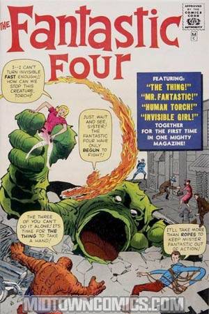 Fantastic Four #1 Cover D Gold Record Comic Set Reprint Without Record