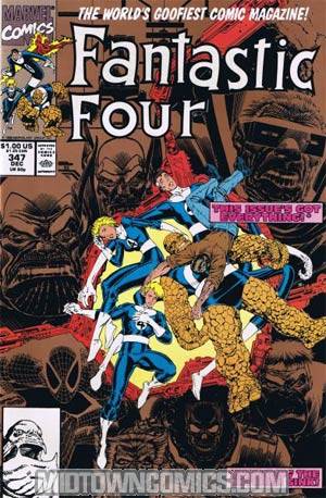 Fantastic Four #347 Cover B Gold 2nd Ptg