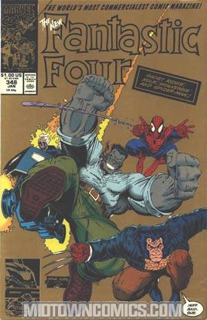Fantastic Four #348 Cover B Gold 2nd Ptg