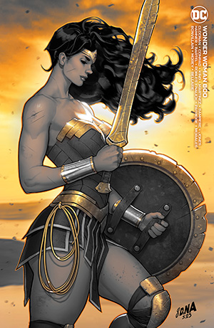 Wonder Woman Vol 5 #800  Midtown Exclusive David Nakayama Black & White & Gold Minimal Dress Variant Featured Midtown Comics Signed / Exclusives