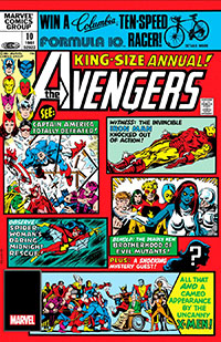 Avengers Annual #10 Cover F Facsimile Edition Regular Al Milgrom Cover Featured New Releases