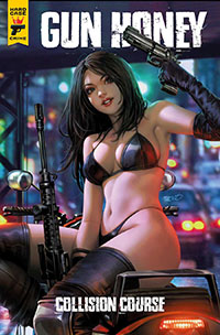 Hard Case Crime Gun Honey Collision Course #1 Cover A Regular Derrick Chew Cover Recommended Pre-Orders