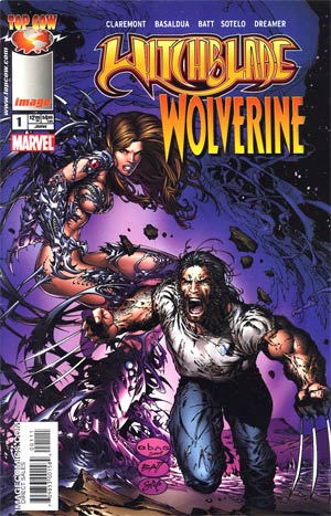 Witchblade Wolverine One Shot E-Bas Cover