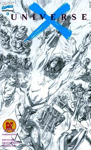 Universe X #0 Cover D DF Sketch Variant Cover (With COA)