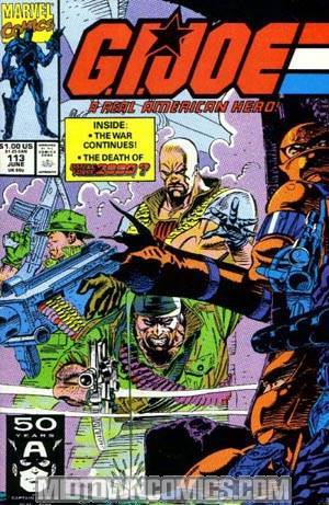 GI Joe A Real American Hero #113