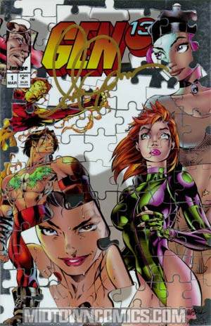 Gen 13 Vol 2 #1 Cover P Jim Lee Chromium Cover