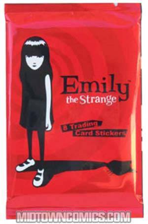 Emily The Strange Trading Card Stickers Pack