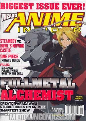 Wizard Anime Insider #17 Full Metal Alchemist Cvr