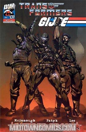 Transformers GI Joe Vol 2 #1 Cover E Incentive Michael Ryan UV Coating Cover