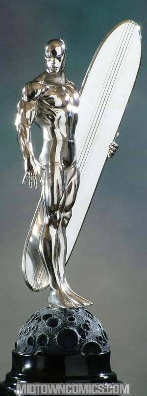 Silver Surfer Chrome Statue By Bowen