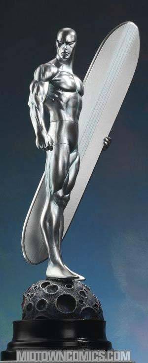 Silver Surfer Painted Statue By Bowen