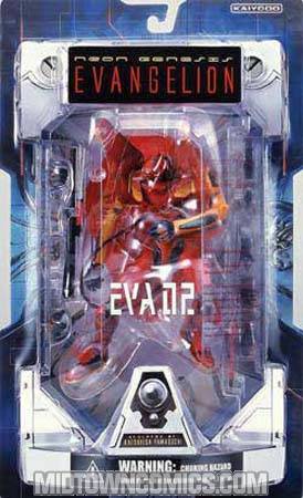 Neon Genesis Evangelion EVA Unit 02 Red Action Figure In Launch Tube Packaging