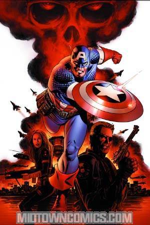 Captain America Vol 5 #1 Cover C DF Signed By Steve Epting