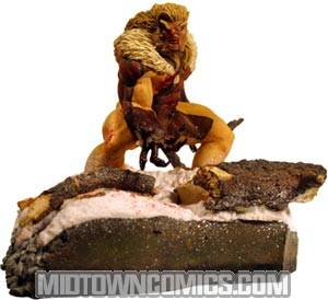 DF Wolverine vs Sabretooth Bloody Battle Diorama Sabretooth Statue