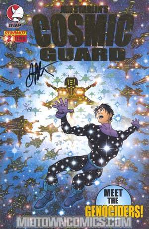 Cosmic Guard #2 Cover C DF Gold Foil Signed By Jim Starlin