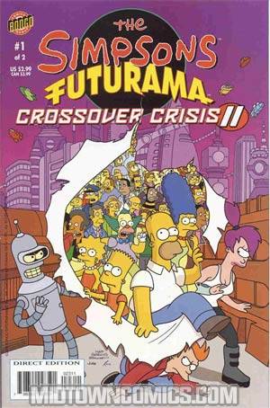 Simpsons Futurama Crossover Crisis Part 2 #1