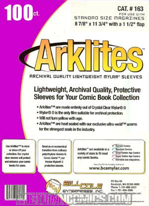 Bill Cole ARKLITES Magazine Size 1-mm Mylar Bags 100-Count