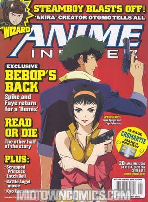 Wizard Anime Insider #20 Cowboy Bebop Cvr