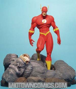 Flash vs Gorilla Grodd Statue