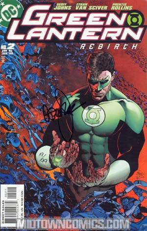 Green Lantern Rebirth #2 Cover D DF Signed By Geoff Johns
