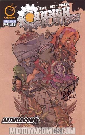 Cannon Busters #1 Incentive - Canon Busters #0 Signed By LeSean Thomas