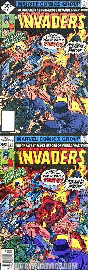 Invaders #21 Cover A 30-Cent Regular Edition