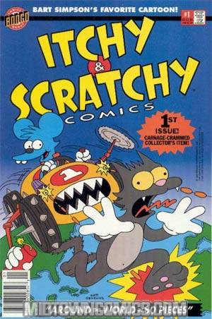 Itchy And Scratchy Comics #1 With Poster