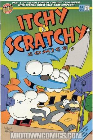 Itchy And Scratchy Comics #3 With Card