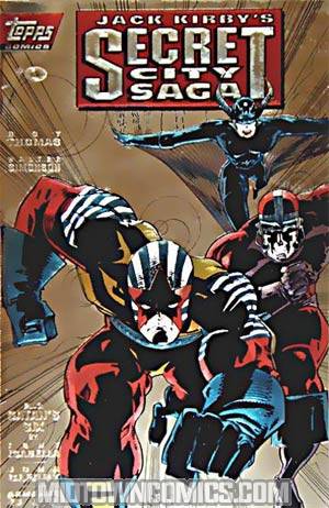 Jack Kirbys Secret City Saga #0 Cover B Red Embossed Cover